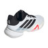adidas Barricade 14 Mens Wide Tennis Shoe - White/Core Black/Lucid Red - 5