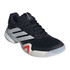 adidas Barricade 14 Mens Tennis Shoe - Core Black/Zero Metallic/Lucid Red - 4
