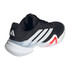 adidas Barricade 14 Mens Tennis Shoe - Core Black/Zero Metallic/Lucid Red - 5
