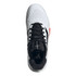 adidas Barricade 14 Mens Tennis Shoe - White/Core Black/Lucid Red - 6