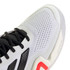 adidas Barricade 14 Mens Tennis Shoe - White/Core Black/Lucid Red - 7