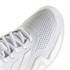 adidas Barricade 14 Womens Tennis Shoe - White/Zero Metallic/White - 8