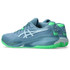 Asics Gel Resolution X Mens Padel Shoe - Saba Blue/Cool Grey - Final Sale - 5