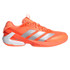 adidas Adizero Ubersonic 5 Mens Tennis Shoe - Lucid Orange/Silver Metallic/Core Black