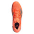 adidas Adizero Ubersonic 5 Mens Tennis Shoe - Lucid Orange/Silver Metallic/Core Black - 6