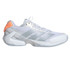 adidas Adizero Ubersonic 5 Womens Tennis Shoe - White/Halo Blue/Beam Orange