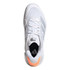 adidas Adizero Ubersonic 5 Womens Tennis Shoe - White/Halo Blue/Beam Orange - 6