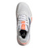 adidas Barricade 14 Womens Tennis Shoe - White/Halo Blue/Beam Orange - 6