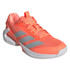adidas Adizero Ubersonic 5 Womens Tennis Shoe - Beam Orange/Halo Blue/White - 4