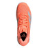 adidas Adizero Ubersonic 5 Womens Tennis Shoe - Beam Orange/Halo Blue/White - 6