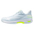 Mizuno Wave Exceed Court Womens Tennis Shoe - Ice Water/Lightning Yellow - 6