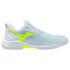 Mizuno Wave Exceed Tour 7 Womens Tennis Shoe - Ice Water/Lightning Yellow - 3