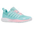 K Swiss Ultra Court Womens Padel Shoe - Soft Neon Blue/White/Neon Bubble Gum - 4