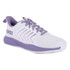 K Swiss Ultrashot Light Womens Tennis Shoe - White/Purple Haze/Neon Lavendar - 4