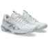 Asics Solution Speed FF 4 Womens Clay Tennis Shoe - White/Pure Silver - 4