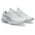 Asics Solution Speed FF 4 Womens Tennis Shoe - White/Pure Silver - 4