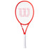 Wilson Clash 100 v3 Reverse Tennis Racquet - Red/White