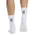 On Court High Sock - White/Bloom - 5