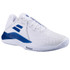 Babolat Propulse Fury 3 All Court Mens Tennis Shoe - White/Dark Blue - 4