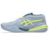 Asics Gel Resolution X Mens Tennis Shoe - Grey Blue/Pistachio