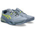 Asics Gel Resolution X Mens Tennis Shoe - Grey Blue/Pistachio