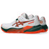 Asics Gel Challenger 15 Mens Padel Shoe - White/Energy Orange