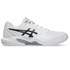 Asics Gel Dedicate 9 Mens Wide (2E) Tennis Shoe - White/Black