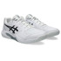 Asics Gel Dedicate 9 Mens Wide (2E) Tennis Shoe - White/Black