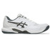 Asics Gel Dedicate 9 Mens Pickleball Shoe - White/Gunmetal