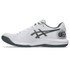Asics Gel Dedicate 9 Mens Pickleball Shoe - White/Gunmetal