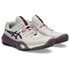 Asics Gel Resolution X Womens Clay Tennis Shoe - Soft Oat/Dark Aubergine