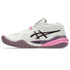 Asics Gel Resolution X Womens Wide (D) Tennis Shoe - Soft Oat/Dark Aubergine