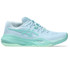 Asics Gel Resolution X Womens Tennis Shoe - Light Blue/Oasis Green