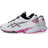 Asics Solution Speed FF 4 Womens Clay Tennis Shoe - White/Dusty Mauve