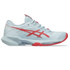 Asics Solution Speed FF 4 Womens Clay Tennis Shoe - Sky/Sienna