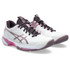 Asics Solution Speed FF 4 Womens Tennis Shoe - White/Dusty Mauve