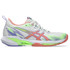 Asics SonicSmash FF Womens Padel Shoe - White/Guava