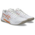 Asics Gel Dedicate 9 Womens Tennis Shoe - White/Cantalope
