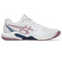 Asics Gel Dedicate 9 Womens Tennis Shoe - White/Taro Purple
