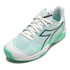 Diadora Trofeo 4 AG Womens Tennis Shoe - White/Black/Cabbage