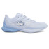 Lacoste AG-LT Ultra Womens Clay Tennis Shoe - Light Blue/Blue
