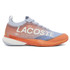 Lacoste AG-LT25 Lite Mens Clay Tennis Shoe - Light Blue/Orange