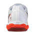 Mizuno Wave Enforce Court Mens Tennis Shoe - White/Fiery Red