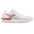 Mizuno Wave Enforce Court Womens Tennis Shoe - White/Pinkesque