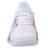 K Swiss K Frame Womens Padel Shoe - White/Soft Neon Blue/Neon Bubble Gum