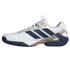adidas Adizero Ubersonic 5 Mens Tennis Shoe - White/Dark Blue/Silver Metallic