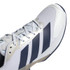 adidas Adizero Ubersonic 5 Mens Tennis Shoe - White/Dark Blue/Silver Metallic