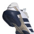 adidas Adizero Ubersonic 5 Mens Tennis Shoe - White/Dark Blue/Silver Metallic