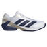 adidas Adizero Ubersonic 5 Mens Clay Tennis Shoe - White/Dark Blue/Silver Metallic