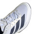 adidas Adizero Ubersonic 5 Mens Clay Tennis Shoe - White/Dark Blue/Silver Metallic
